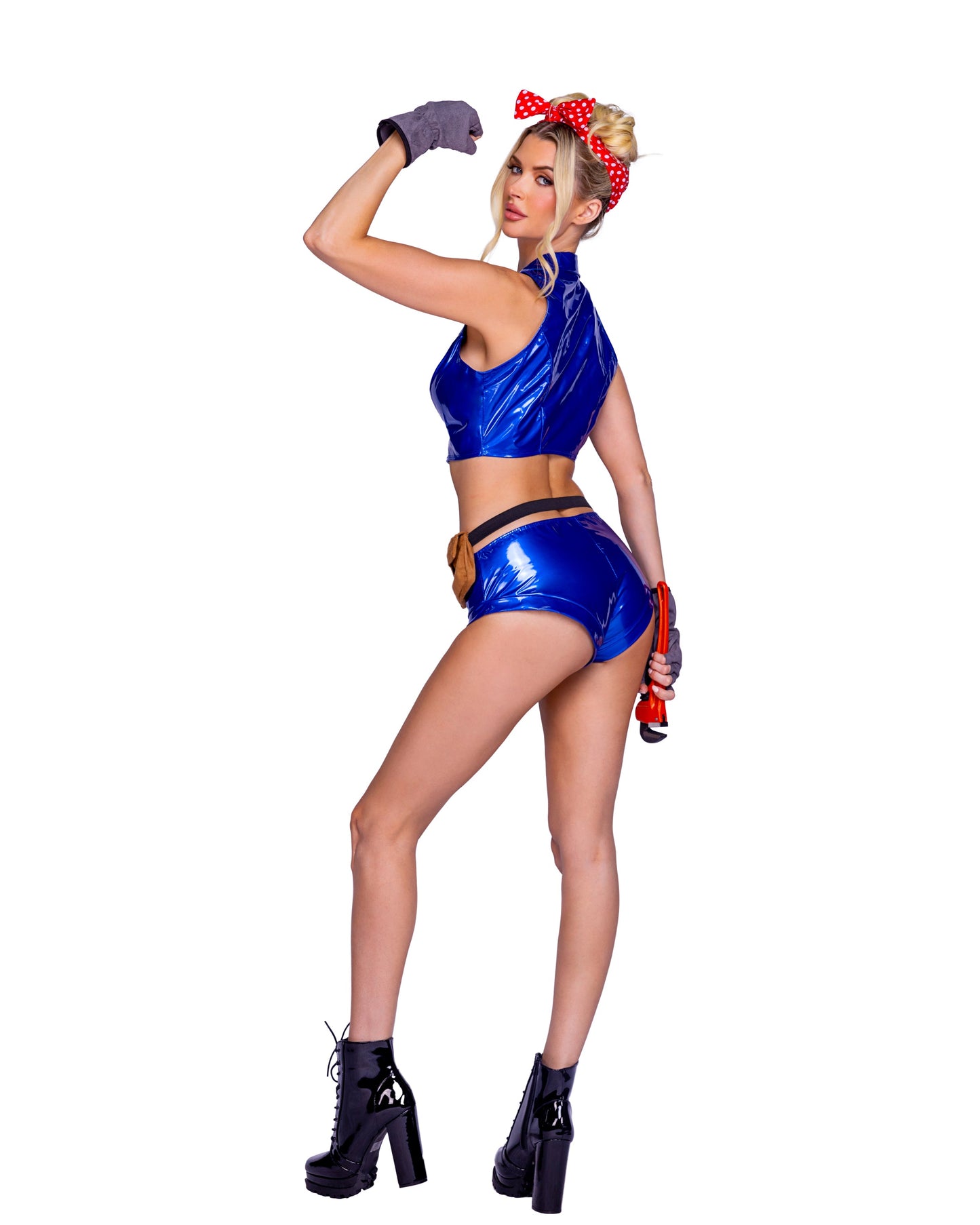 We Can Do It Babe Costume 5pc Set