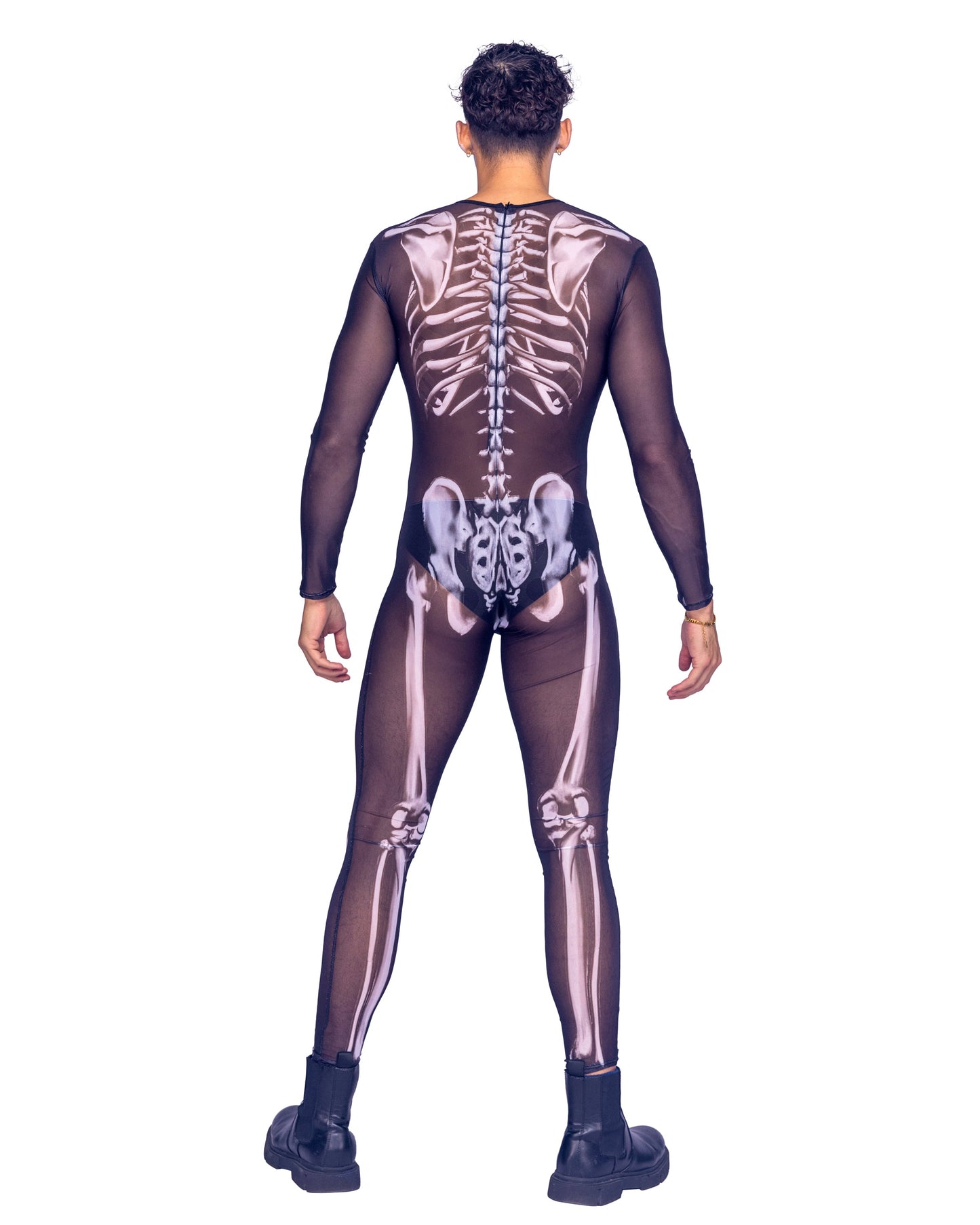 Men's Sexy Skeleton Classic Halloween Costume