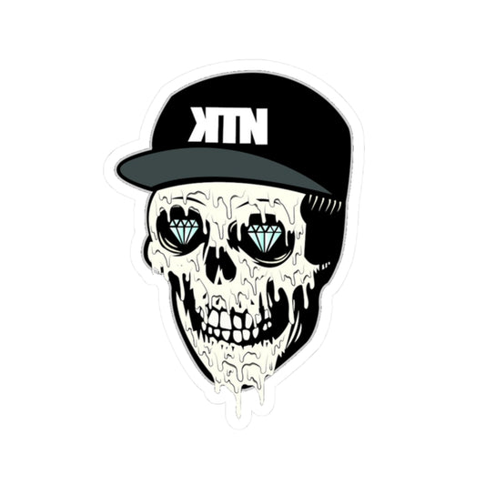 Kill the Noise Skull Sticker, Waterproof Decal for Car, Window, Wall Book, Laptop, Rave Accessories, Music Festival Accesso