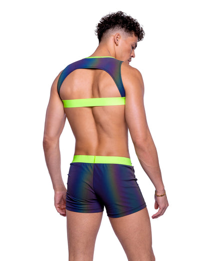 Reflective Men's Bottoms with Stud Details