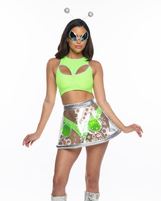 Alluring Alien Costume 4pc Set