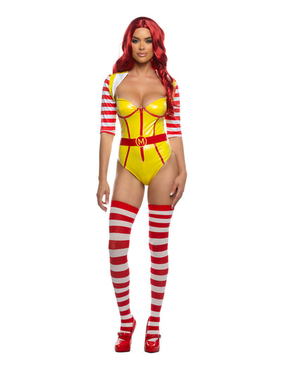 Women's Ronald McDonald Costume 3pc Set