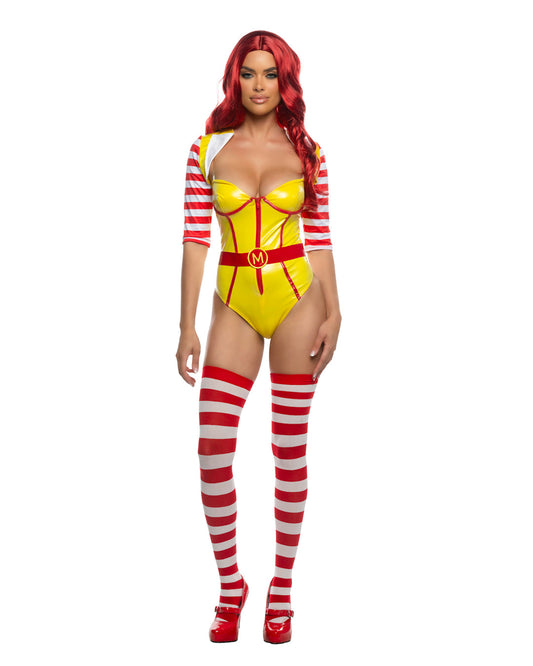 Women's Ronald McDonald Costume 3pc Set