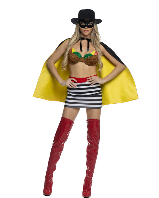 Hamburgler Funny Costume 4pc Set