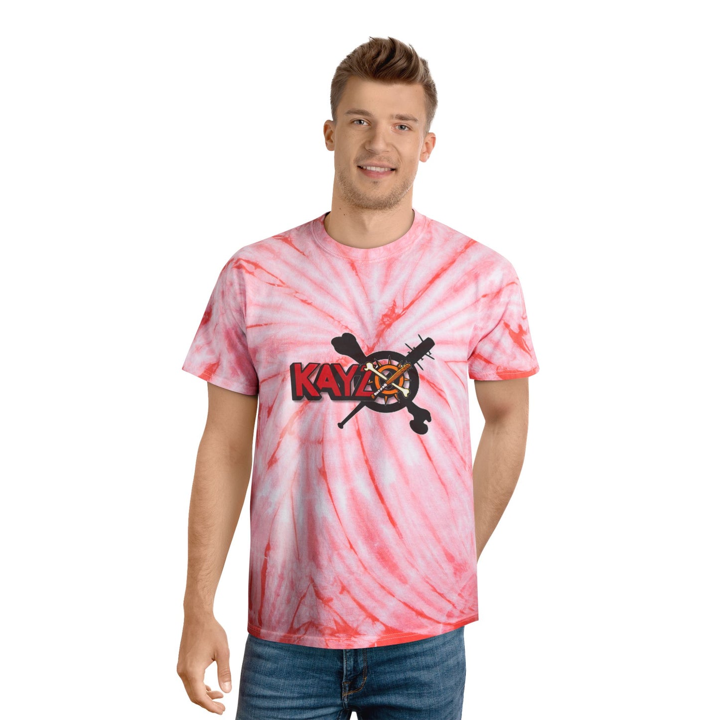 Kayzo Tie-Dye T Shirt Sweat Proof Rave Music Festival Tee