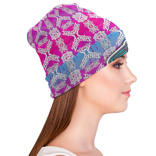 Griz Full Print Pullover Beanie