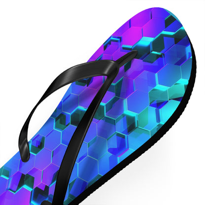 3D Bio-mech Unisex Flip Flops