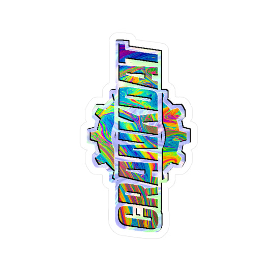 Holographic Crankdat Stickers EDM Artist Kiss-Cut Vinyl Festival Sticker Decals for Rave Gifts, Car Window, Laptop, Trading, Personalization