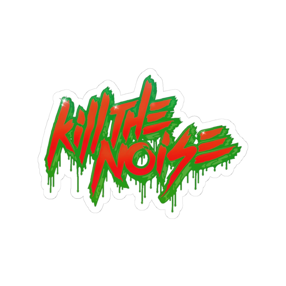 Kill the Noise Drippy Waterproof Decals Sticker for Car, Window, Wall Book, Laptop, Rave Accessories, Music Festival Accessory