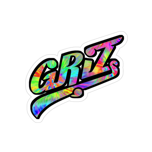 Griz Car Sticker Vinyl Transparent Waterproof Decal for Books, Laptops, Windows Rave Music Festival