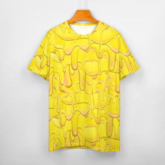 Men's Melted Butter Fitted Rave Shirt Super Soft Breathable Sweat-Proof Odor-Resistant Music Festival Tee