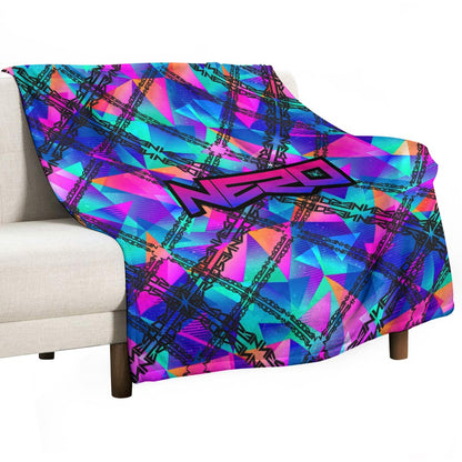 Custom EDM Artists Ultra-Soft Flannel Blanket for Camping Festival Rave in Multiple Sizes