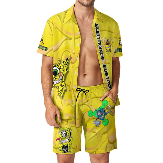 Subtronics Cyclops Army Men's 2pc Rave Outfit Set