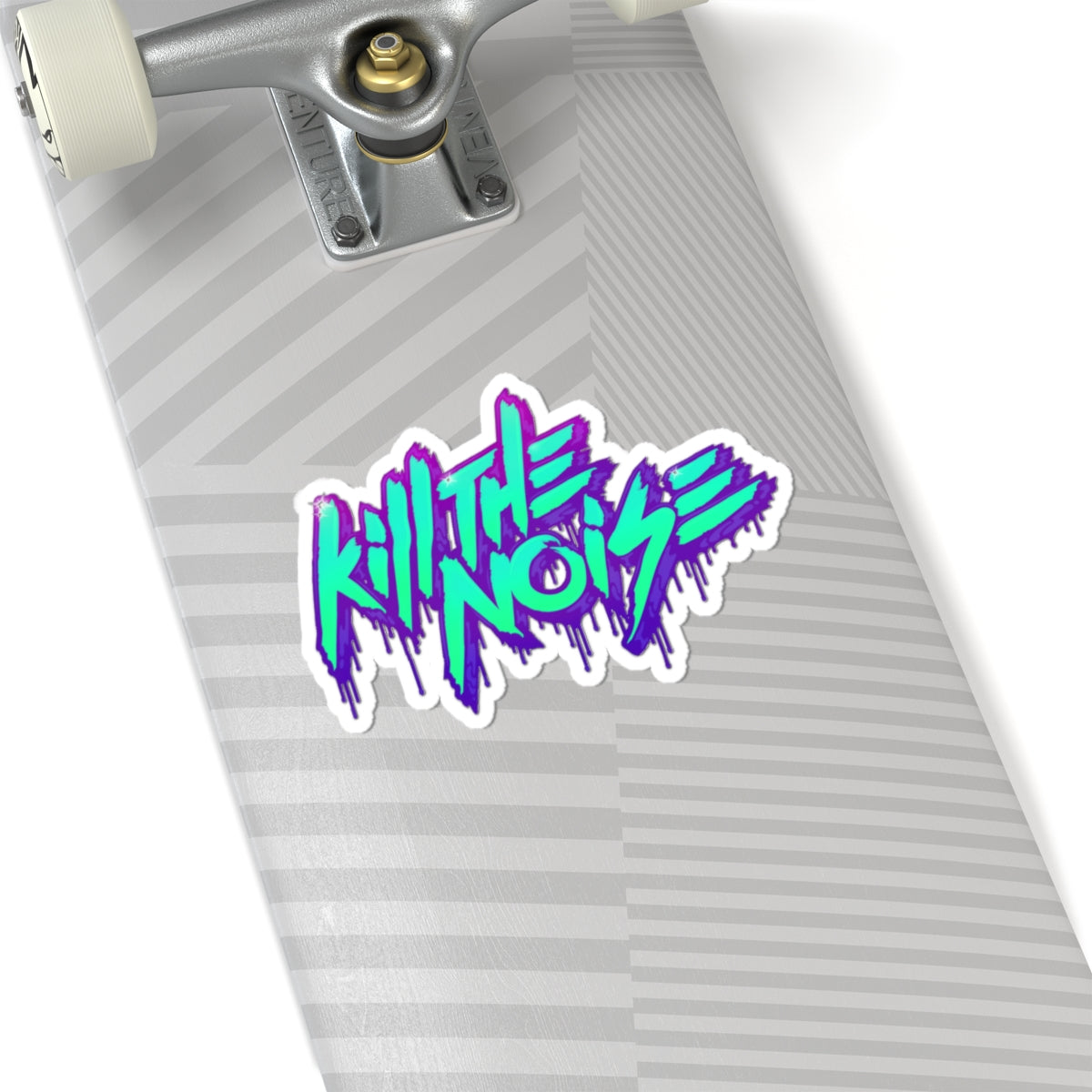 Kill the Noise Drippy Waterproof Decals Sticker for Car, Window, Wall Book, Laptop, Rave Accessories, Music Festival Accessory
