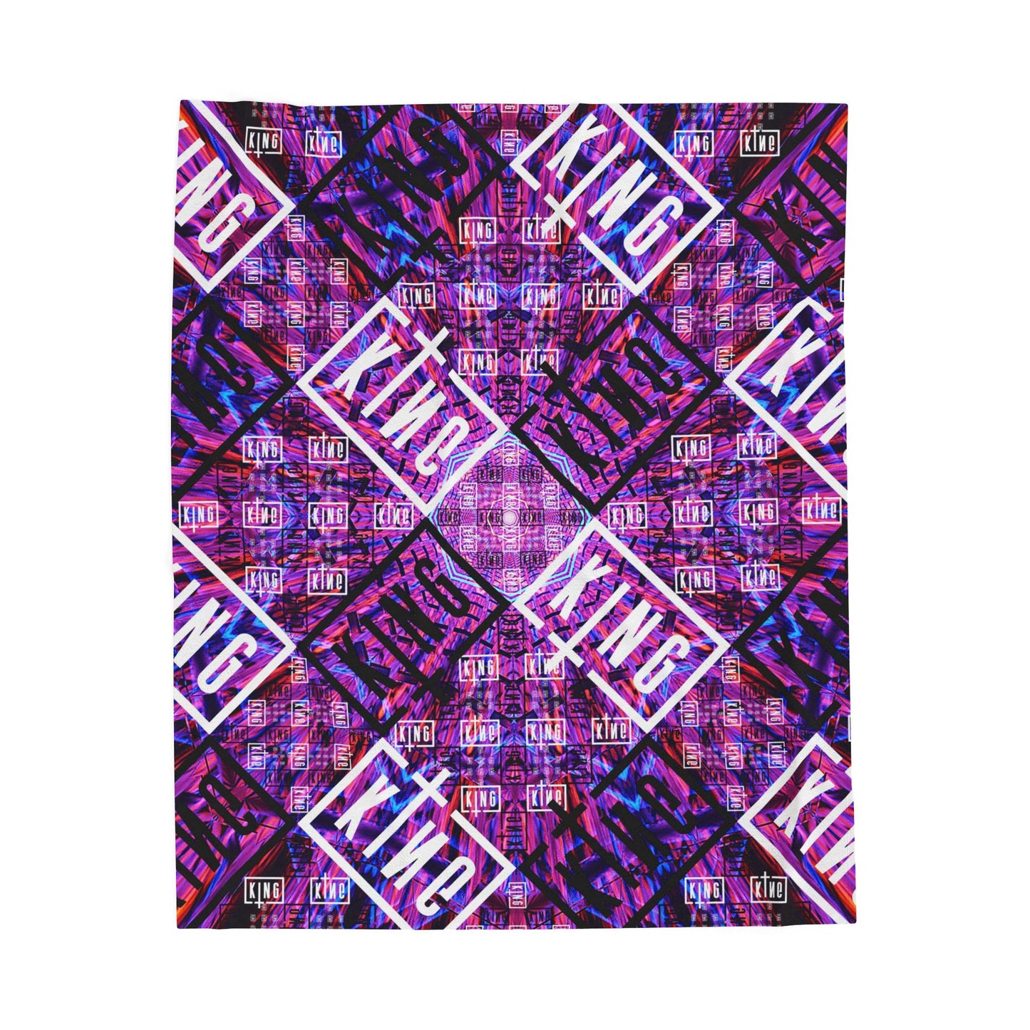 Velveteen Plush Sullivan King Throw Blanket