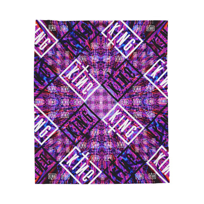 Velveteen Plush Sullivan King Throw Blanket