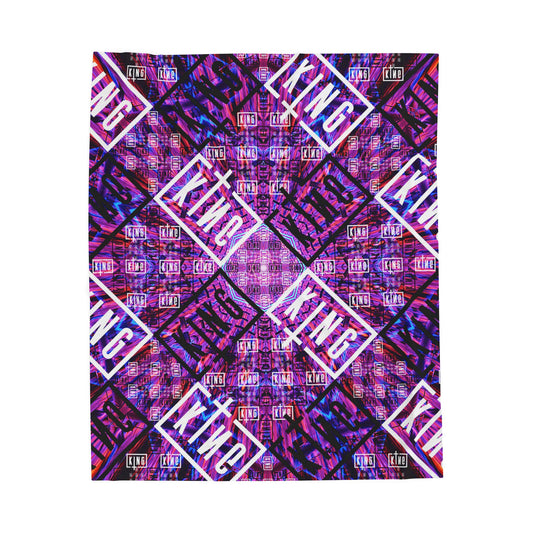 Velveteen Plush Sullivan King Throw Blanket