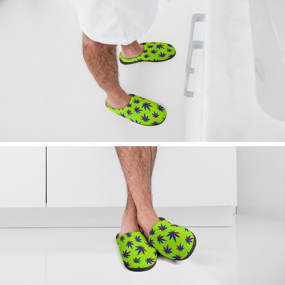 EDM Artist Cotton Slippers Soft, Comfy, No-Slip, Waterproof, Odor-resistant Music Festival Rave Gifts Mens Womens Unisex LIMITED EDITION