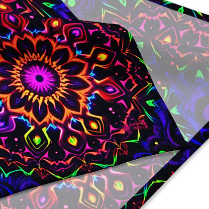 Circus Blacklight Mouth Bandana