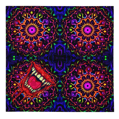 Circus Blacklight Mouth Bandana full