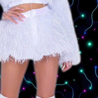 Light-up Faux Fur Skirt
