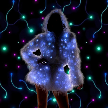 Light-up Faux Fur Skirt