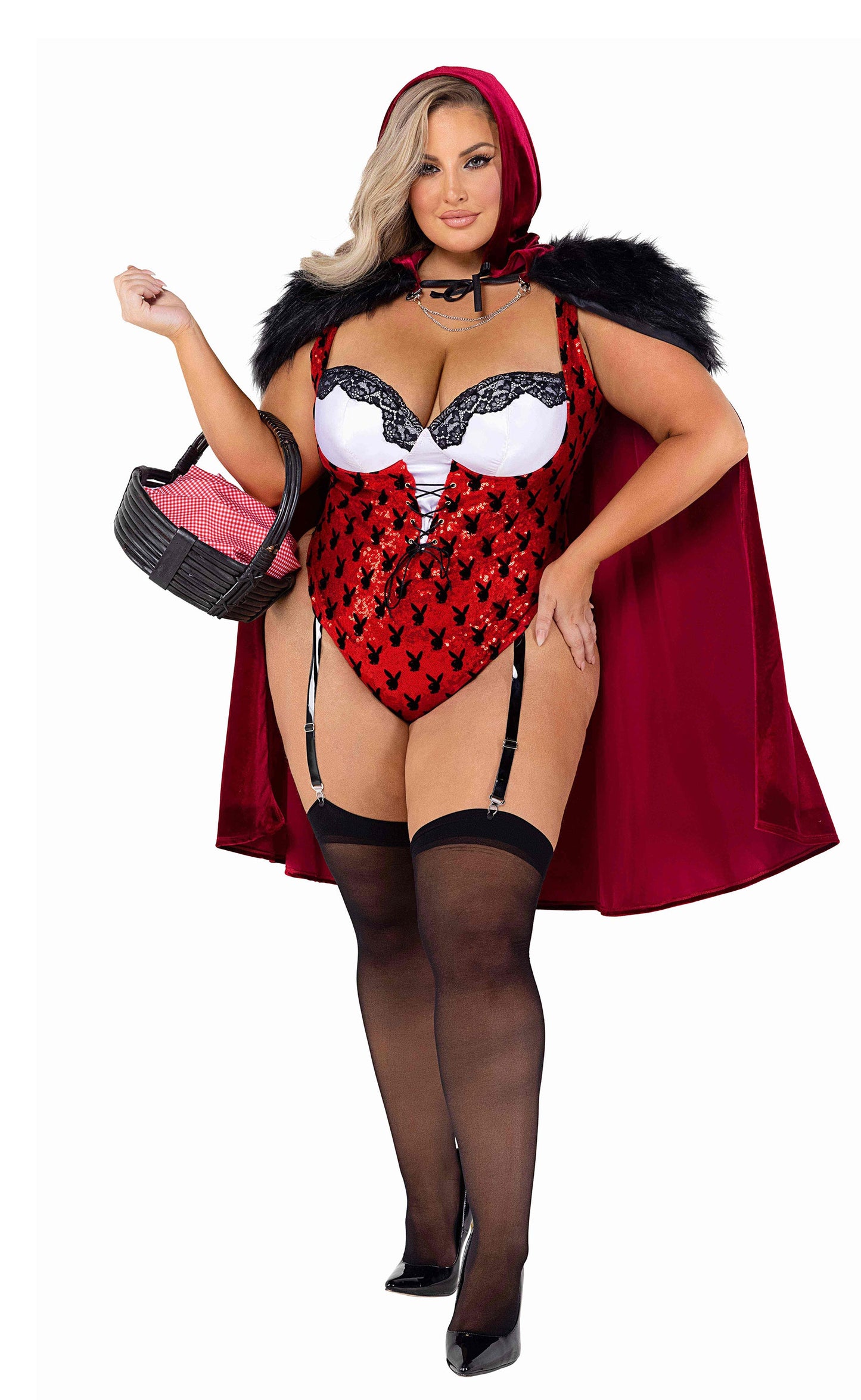 Playboy Little Red Riding Hood Costume 2pc Set