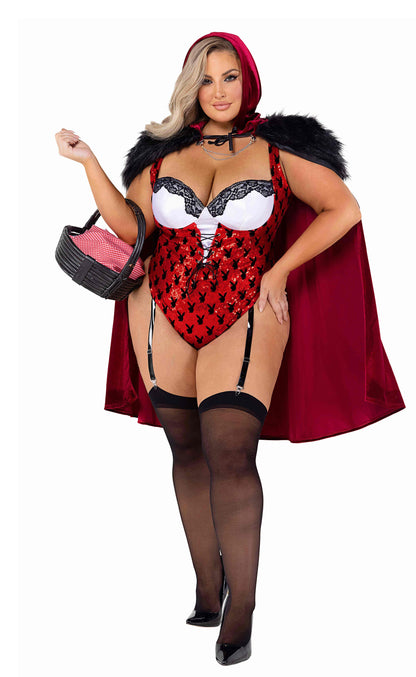 Playboy Little Red Riding Hood Costume 2pc Set