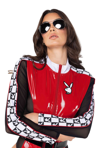 Playboy Racecar Driver Costume2pc Set