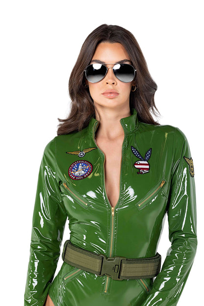 Playboy Top Gun Costume 2pc Set