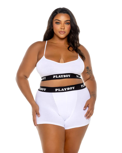 Playboy Bunny Sport Lounge Bralette 2pc Set Roma Costume, Inc.