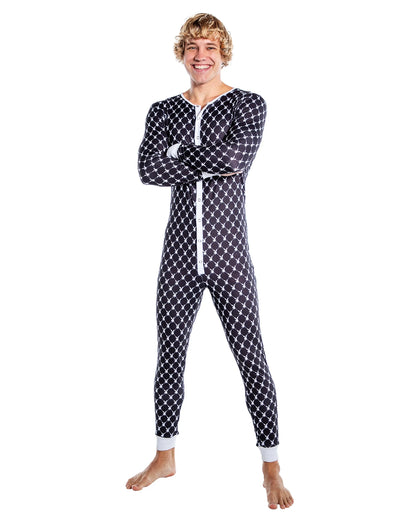 Playboy Mens Bunny Cozy Lounge Union Suit Roma Costume, Inc.