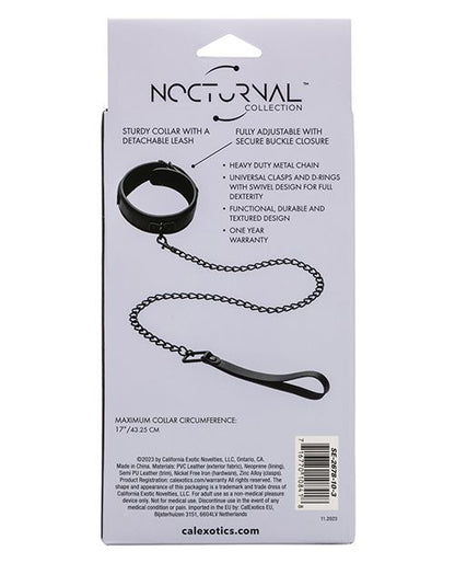 Nocturnal Festival to Fetish Detachable Collar and Leash