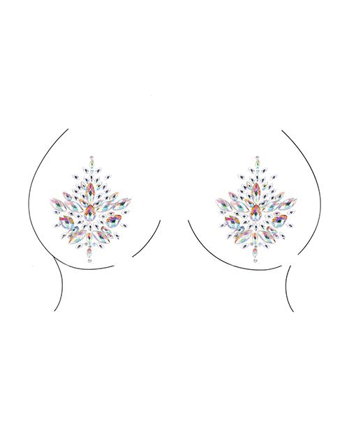Iridescent Body Jewelry Nipple Pasties Face Crystals