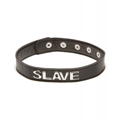 Talk Dirty To Me Faux Leather Collar