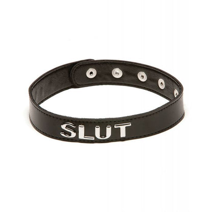 Talk Dirty To Me Faux Leather Collar