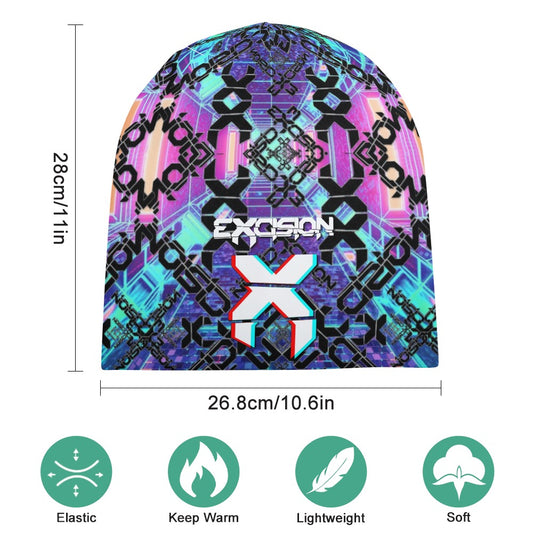 Excision Full Print Pullover Beanie