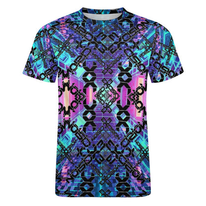 Men's Excision All-Over Fitted Rave Shirt Super Soft Breathable Sweat-Proof Odor-Resistant Music Festival Tee