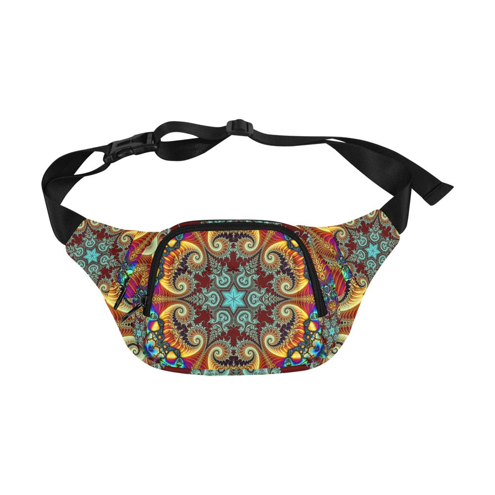 Ultimate Festival Fanny Pack Psychedelic Waist Travel Sling Bag for Men Women Unisex
