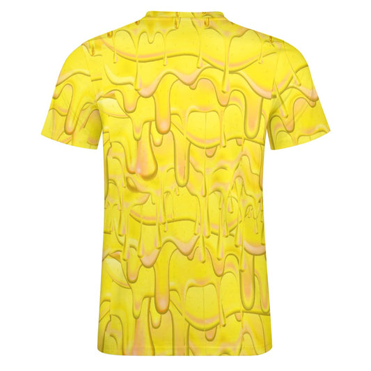 Men's Melted Butter Fitted Rave Shirt Super Soft Breathable Sweat-Proof Odor-Resistant Music Festival Tee