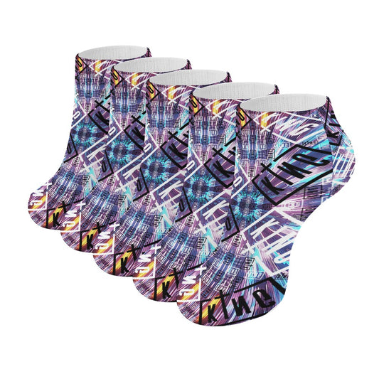 Sullivan King Ankle Socks (5 Pairs) The Sweat-Proof, Odor-Resistant, Breathable Music Festival Socks