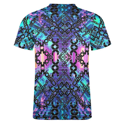Men's Excision All-Over Fitted Rave Shirt Super Soft Breathable Sweat-Proof Odor-Resistant Music Festival Tee