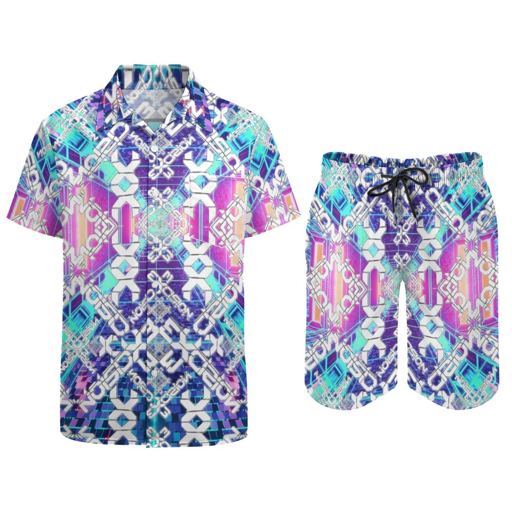 Headbanger's 2pc Men's Rave Outfit Set