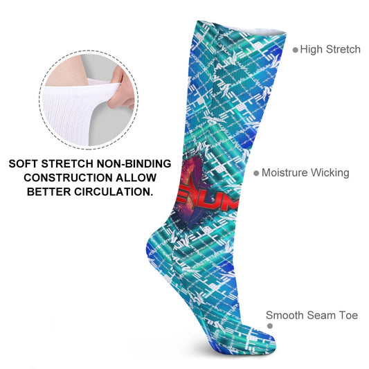 Illenium Socks 5 Pack Sweat-Proof Odor-Resistant Breathable Large Socks