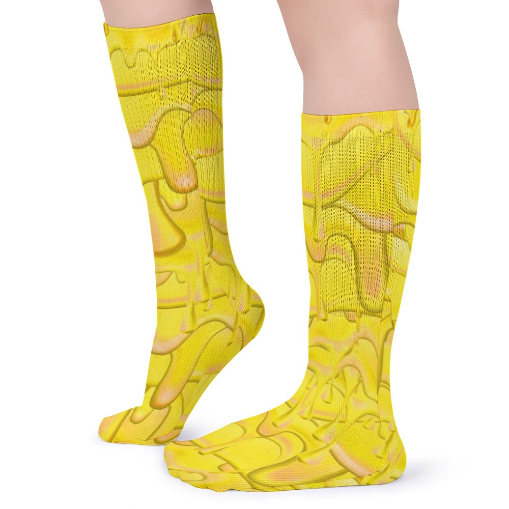 Drippy 5 Pack Sweat-Proof Odor-Resistant Breathable Large Socks