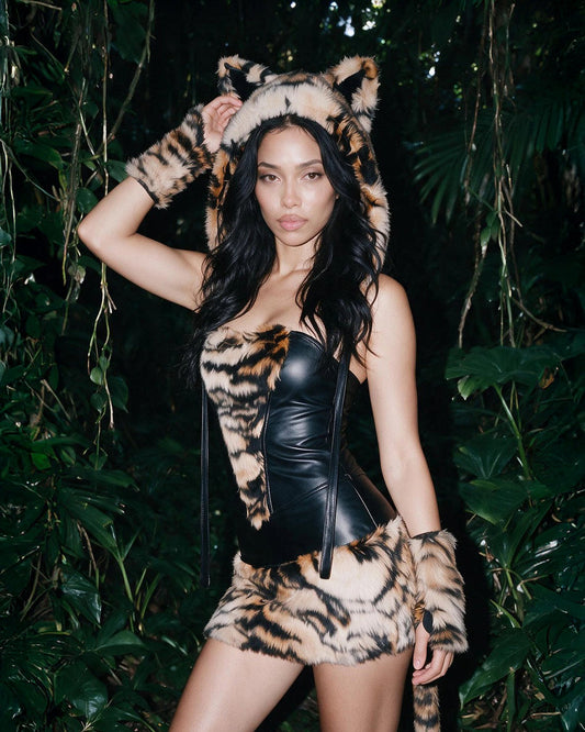 FEROCIOUS TIGER BABE ANIMAL COSTUME FOR WOMEN