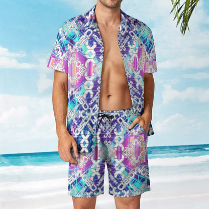 Headbanger's 2pc Men's Rave Outfit Set