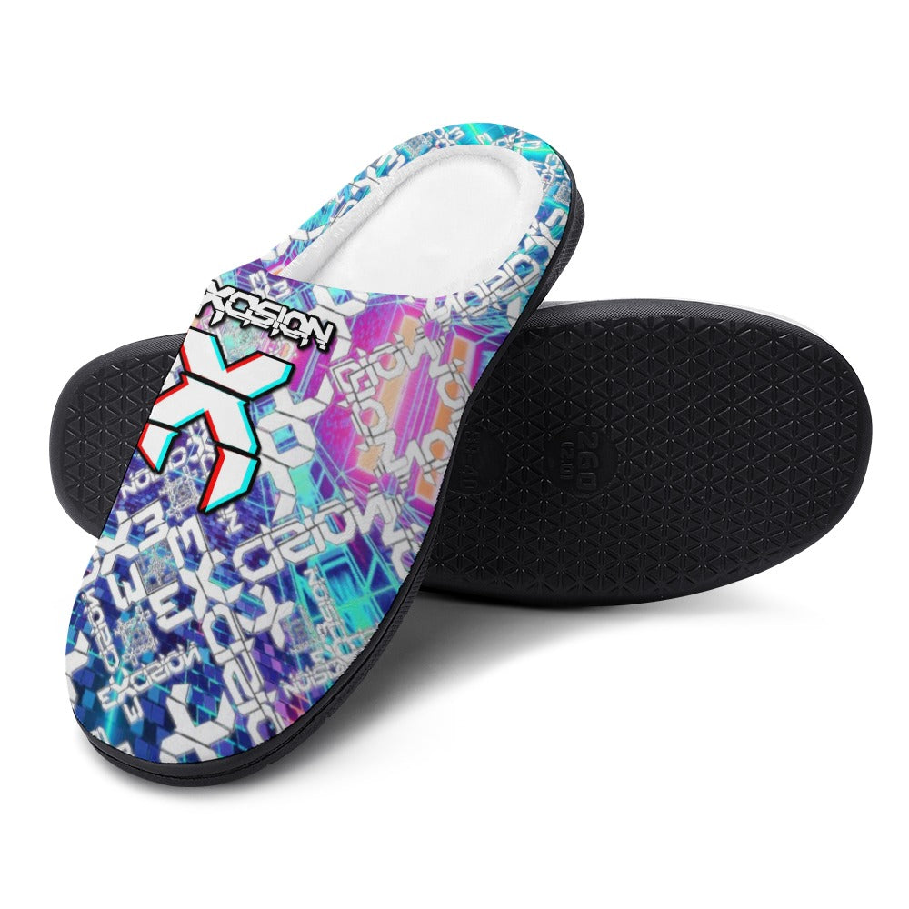 EDM Artist Cotton Slippers Soft, Comfy, No-Slip, Waterproof, Odor-resistant Music Festival Rave Gifts Mens Womens Unisex LIMITED EDITION