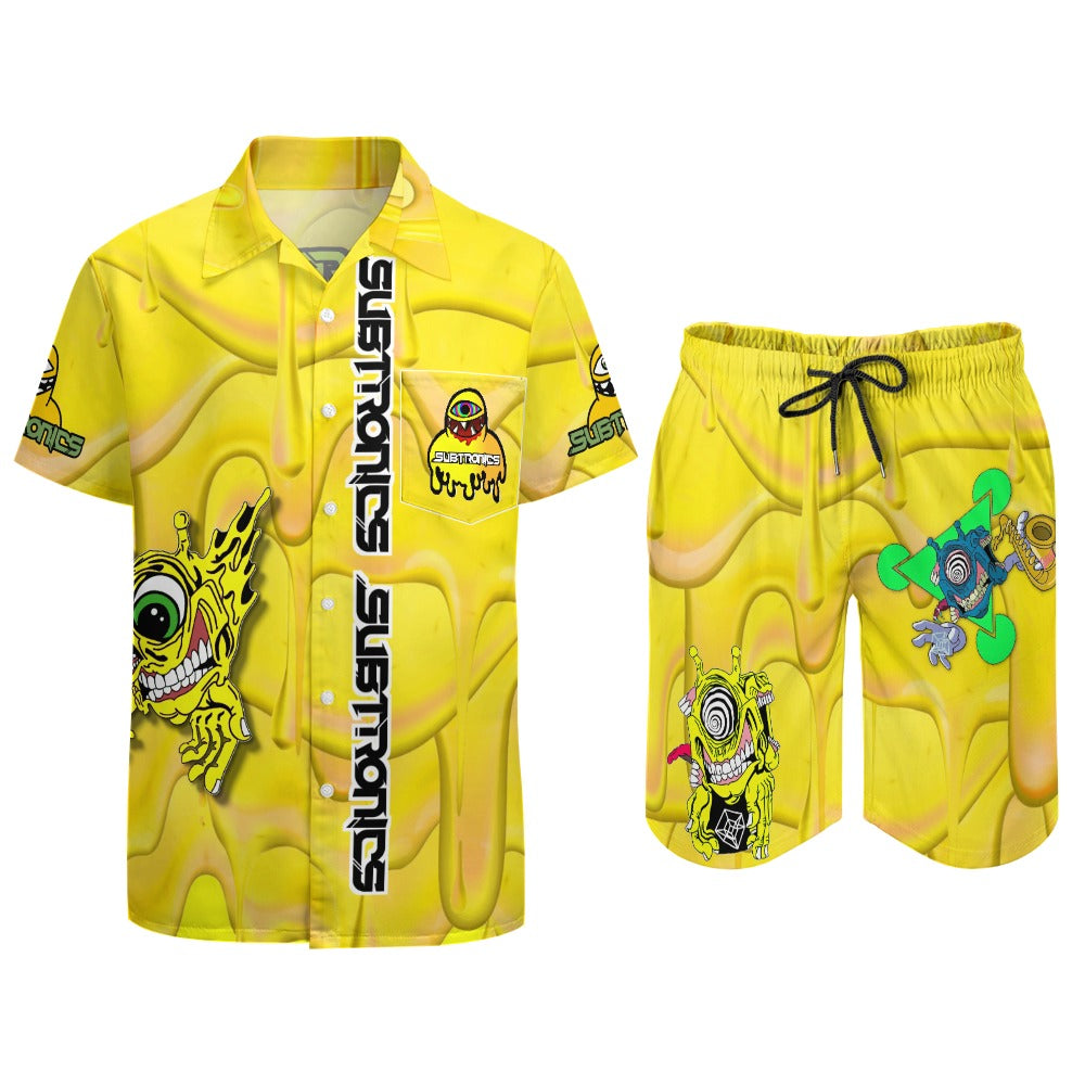 Subtronics Cyclops Army Men's 2pc Rave Outfit Set