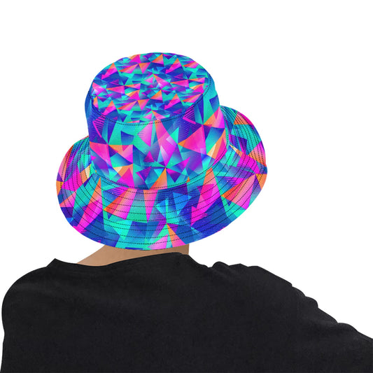 Geometric Shimmer Unisex Summer Bucket Hat